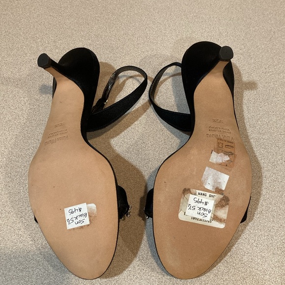 Vera Wang jeweled sling back strappy dressy heels, size 35.5 (5.5) NIB - Picture 3 of 7